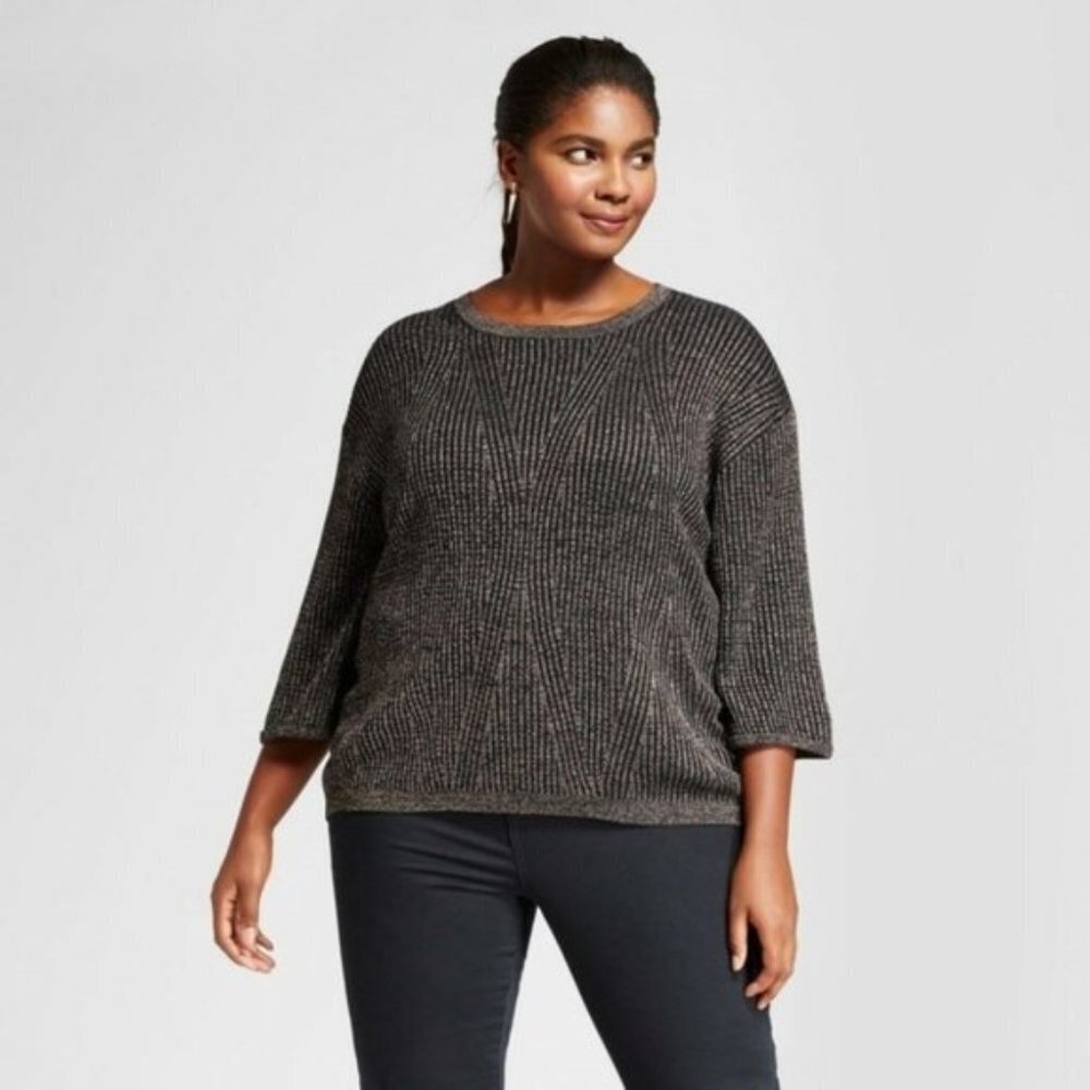 Black Metallic Sweater
